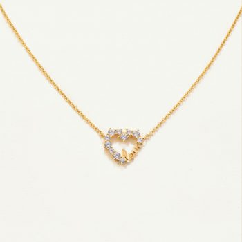 Dây chuyền Vàng 10K mặt tim love - SN23S001Y