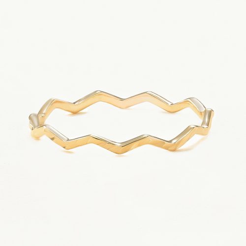 Nhẫn Vàng 10K hình sóng lớn độc đáo - SR23S008Y