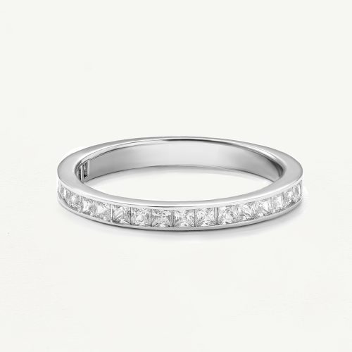 Nhẫn Vàng Trắng 10K đính đá CZ sáng - SR23S013Y