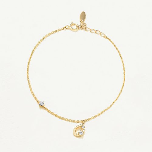 Lắc tay Vàng 10K giọt lệ độc đáo - SB23S005Y