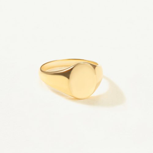 Nhẫn Vàng 10K mặt tròn