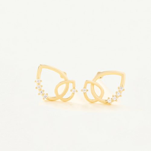 Khuyên tai Vàng 10K giọt nước - SE23S020Y