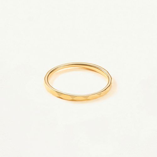 Nhẫn Vàng 10K vân sóng nhỏ