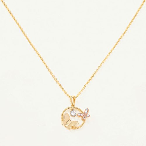 Dây chuyền Vàng 10K mặt bướm - SP23S008Y