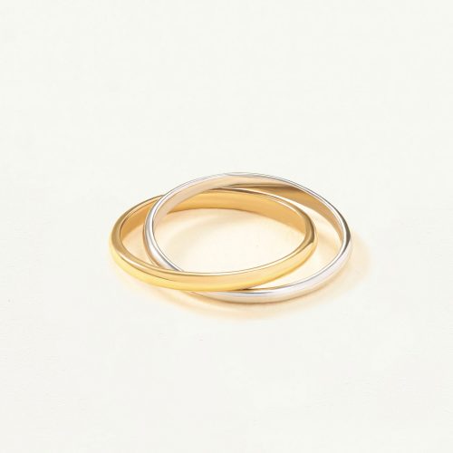 Nhẫn Vàng 10K trơn bản nhỏ