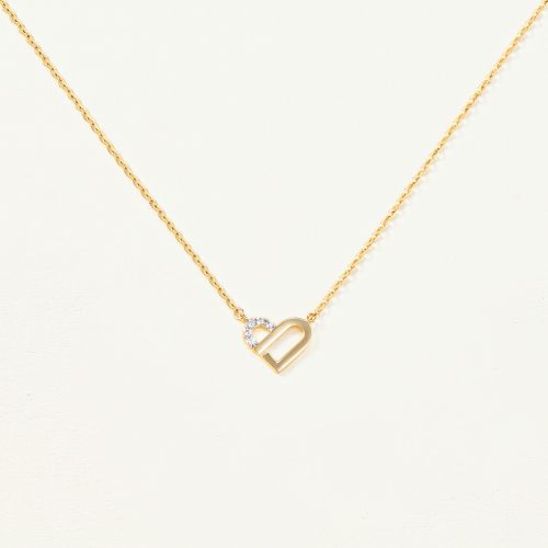 Dây chuyền Vàng 10K trái tim đính đá