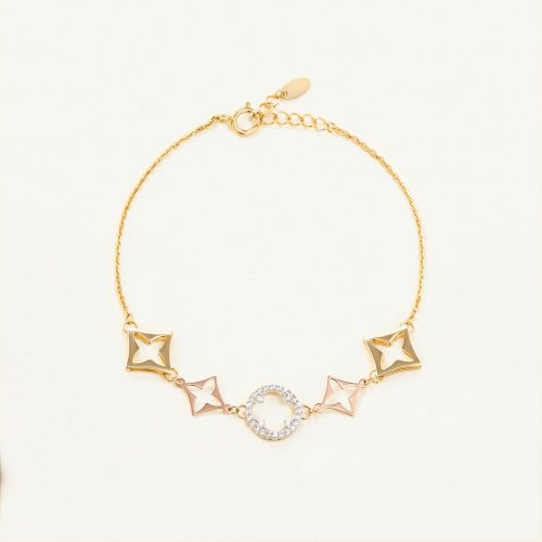 Lắc tay Vàng 10K cá tính