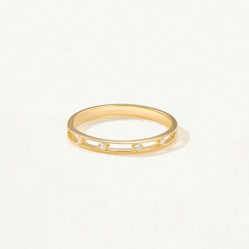 Nhẫn Vàng 10K gắn đá