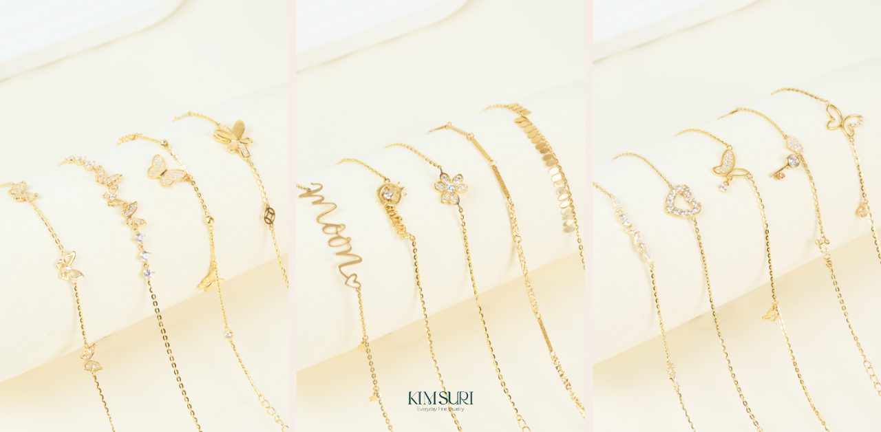 Vàng Hàn Quốc – "Vũ Khí" tạo nên vẻ đẹp tinh tế của Kim Suri Sản phẩm vàng Hàn Quốc