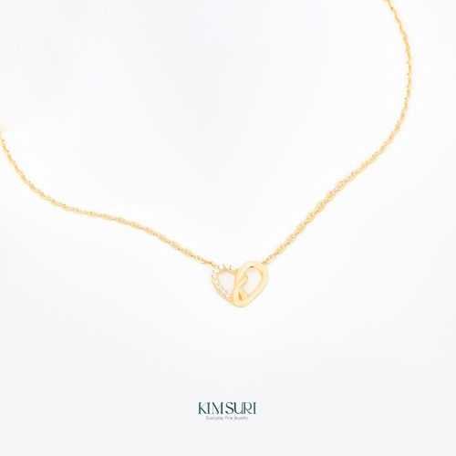 Dây liền mặt vàng 10k tim