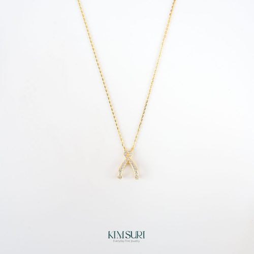 Dây liền mặt 10k hình chữ Y